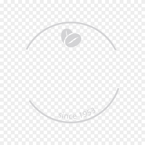 Coffee logo design symbol on transparent background PNG