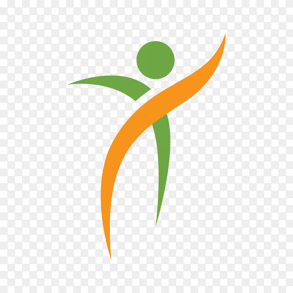 Community Activity Concept Logo Design on transparent background PNG
