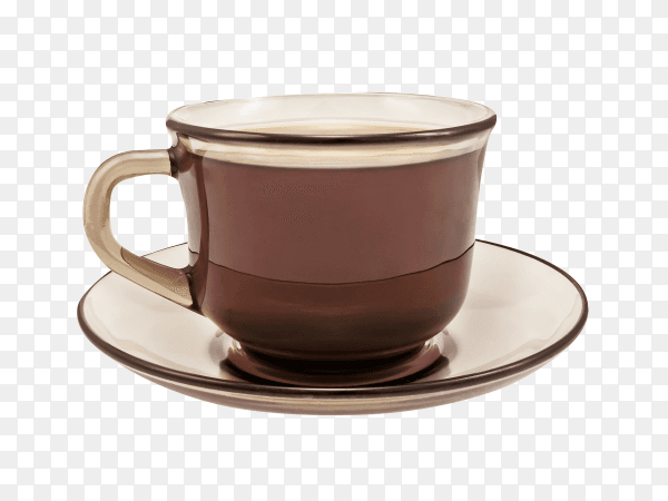 Cup of coffee on transparent background PNG