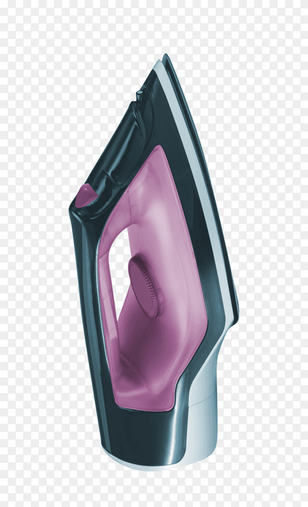 Electric iron on transparent background PNG