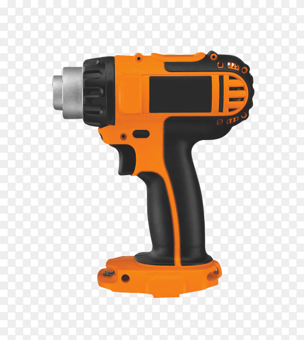 Electric screwdriver isolated on transparent background PNG