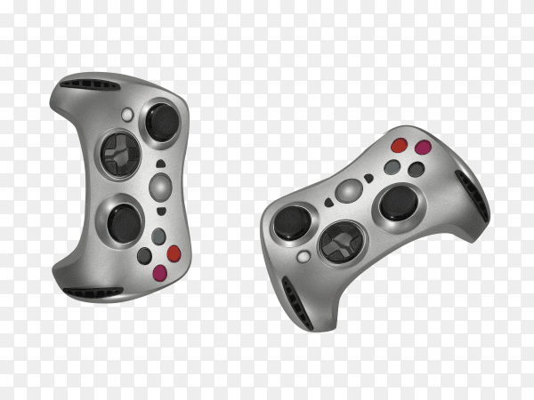 Gamepads isolated on transparent background PNG