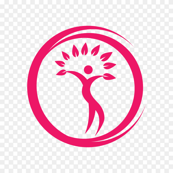 Health care logo on transparent background PNG