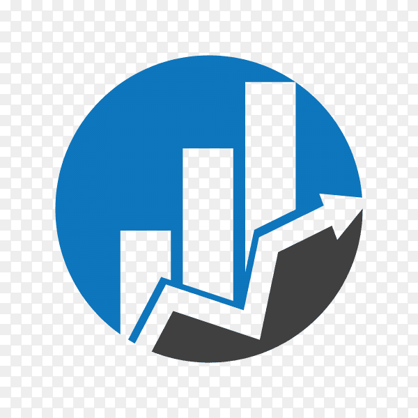 Illustration of Business Finance logo design on transparent background PNG