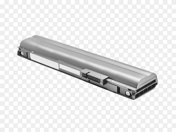 Laptop battery on transparent background PNG