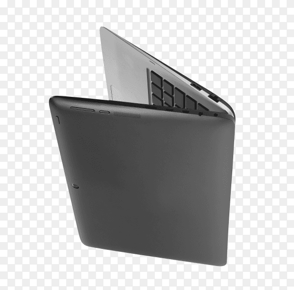 Laptop isolated on transparent background PNG