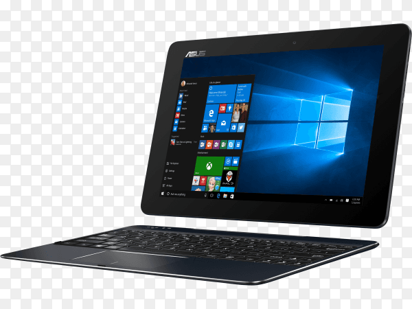 Laptop mock-up isolated on transparent PNG