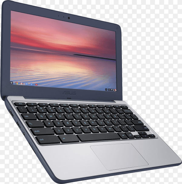 Modern Laptop isolated on transparent background PNG