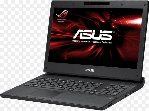 Modern models of laptop on transparent background PNG