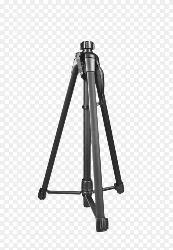 Modern tripod for camera isolated on transparent background PNG