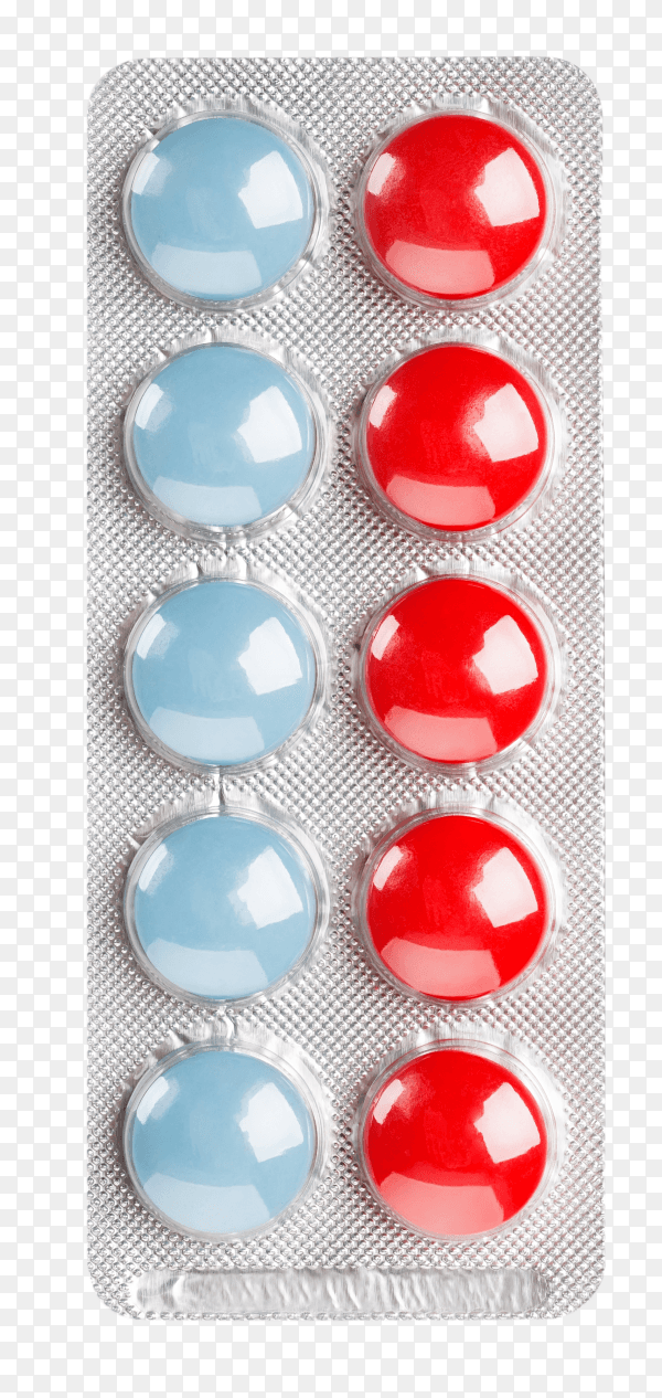 Pills vitamins isolated on transparent background PNG