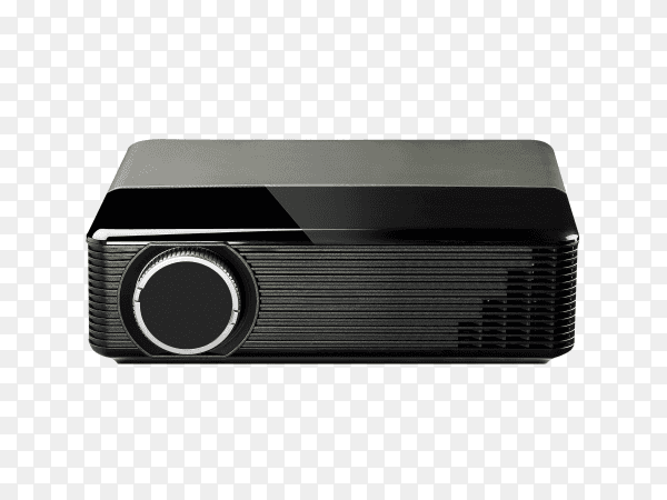 Projector multimedia on transparent background PNG