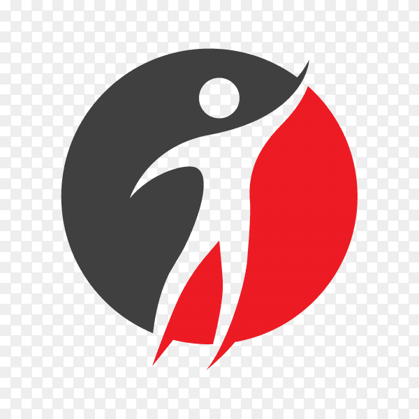 People care success health life logo on transparent background PNG