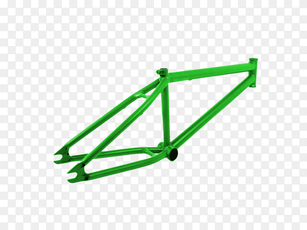 Bicycle frame isolated on transparent background PNG