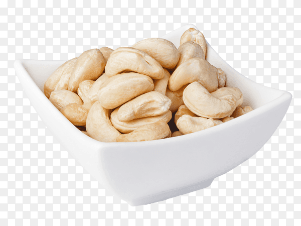 Cashew nut on transparent background PNG