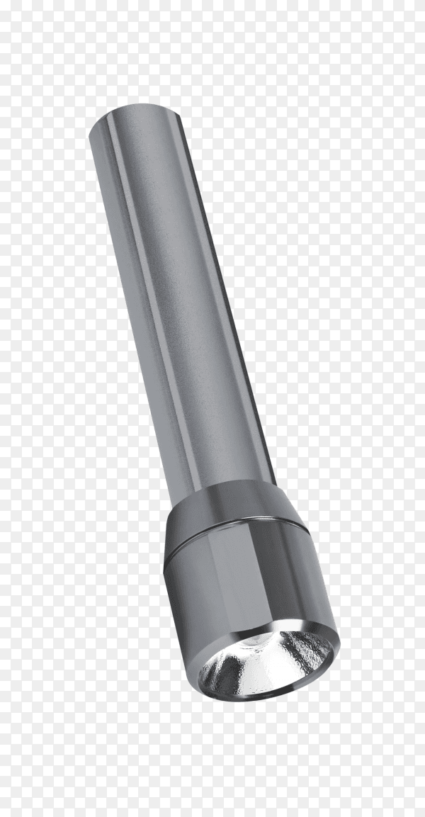 Flashlight isolated on transparent background PNG