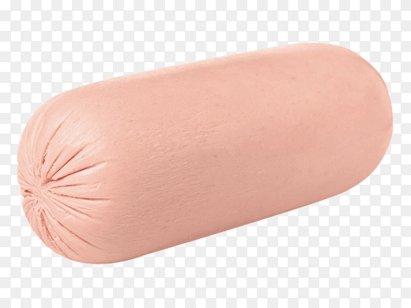Fresh boiled sausages isolated on transparent background PNG
