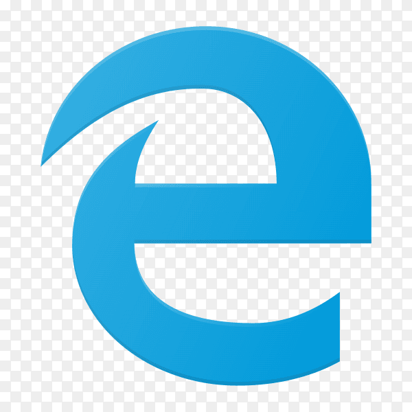 Internet Explorer icon design on transparent background PNG