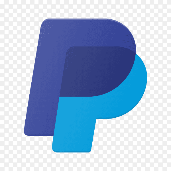 PayPal icon design on transparent background PNG