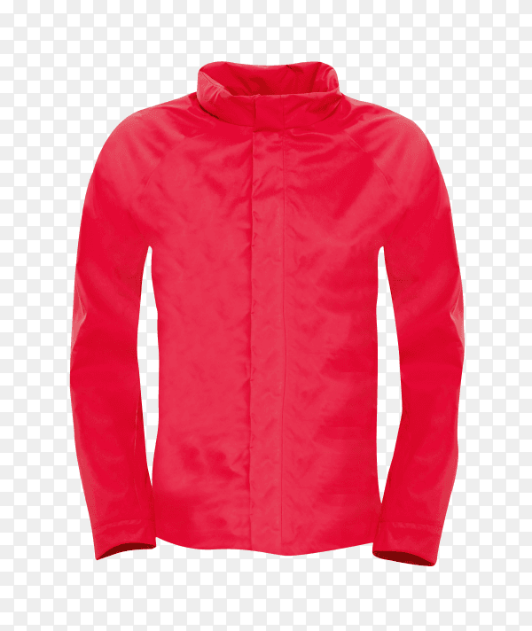 Red jacket isolated on transparent background PNG