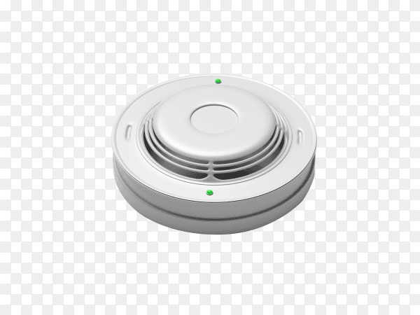 Smoke and carbon monoxide alarm isolated on transparent background PNG