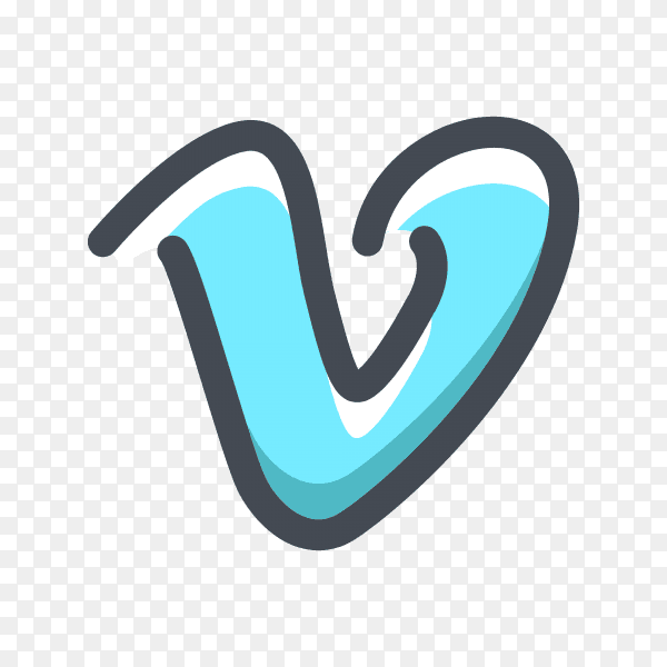 vimeo icon design on transparent background PNG