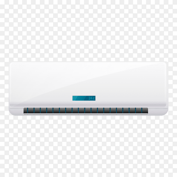 Air conditioner isolated on transparent background PNG