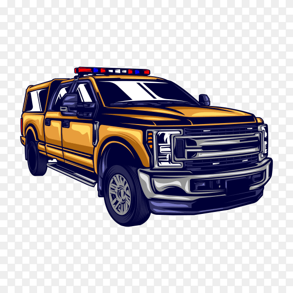 Car illustration on transparent background PNG