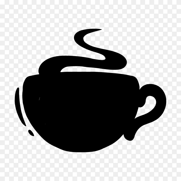 Coffee logo on transparent background PNG