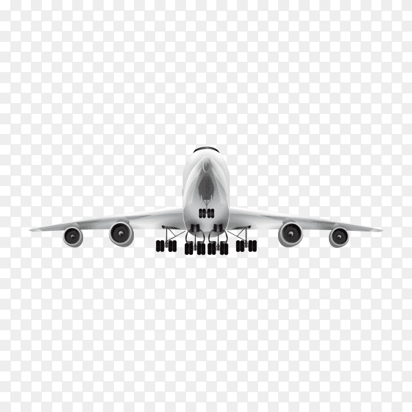Plane isolated on transparent PNG