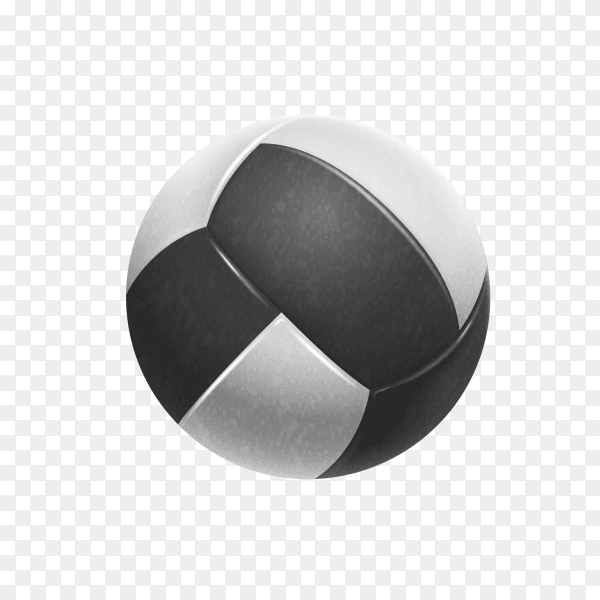Volleyball ball on transparent background PNG