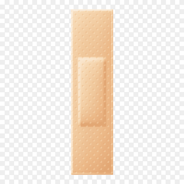 Adhesive medical plaster flat icon on transparent background PNG