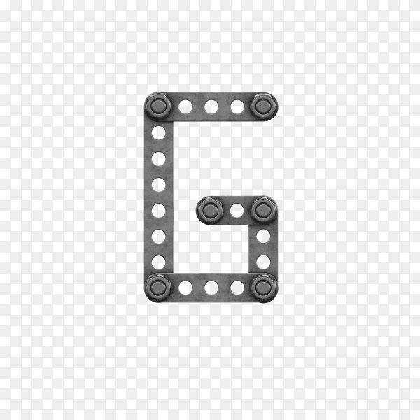 Alphabet letter G design on transparent background PNG