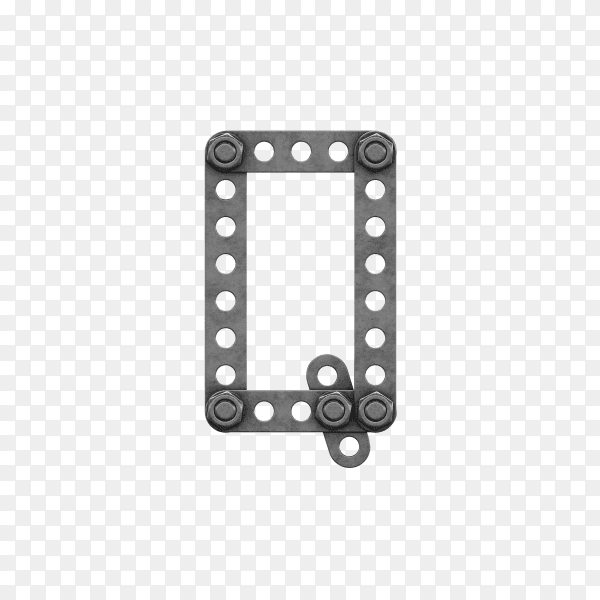 Alphabet letter Q design on transparent background PNG