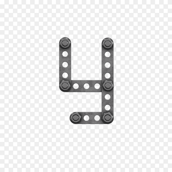 Alphabet letter Y design on transparent background PNG