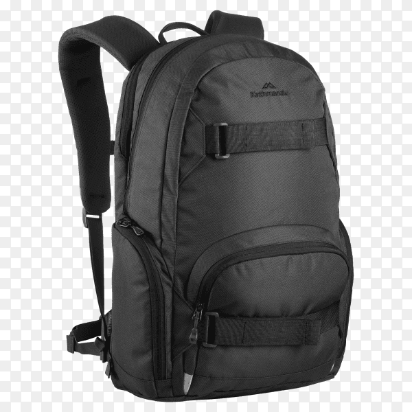 Backpack mockup template on transparent background PNG