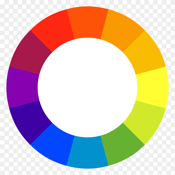 Color spectrum isolated on transparent background PNG