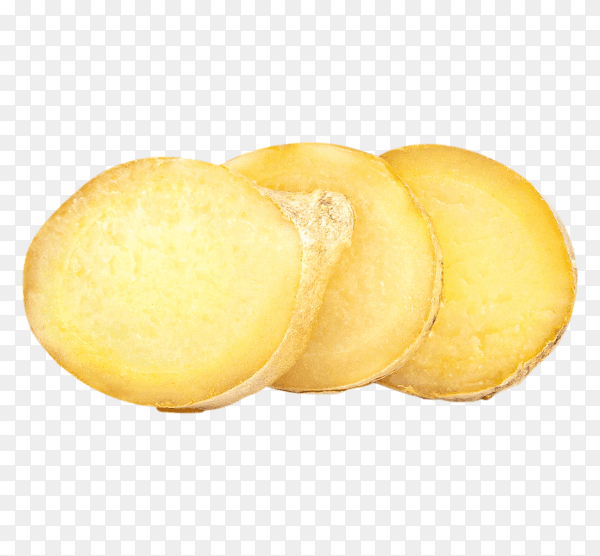 Fresh ginger isolated on transparent background PNG