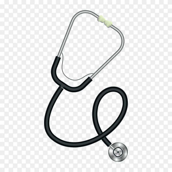 Medical kit stethoscope on transparent background PNG
