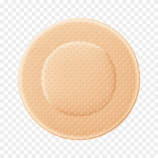 Round Plaster medical on transparent background PNG