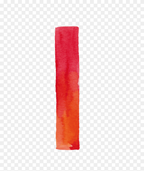 Small l letter on transparent background PNG
