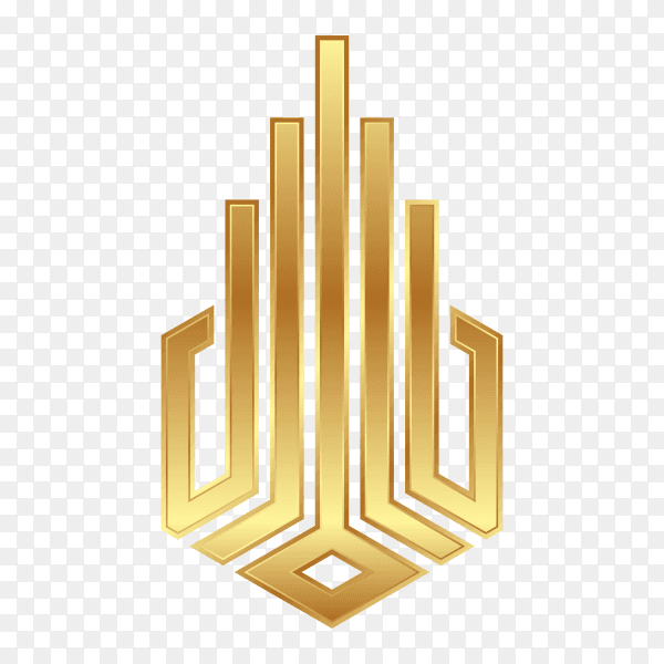 Abstract building real estate logo design template on transparent background PNG