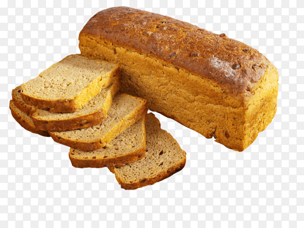 Delicious bread on transparent background PNG