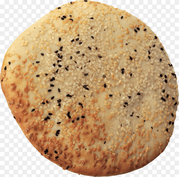 Delicious bun isolated on transparent background PNG