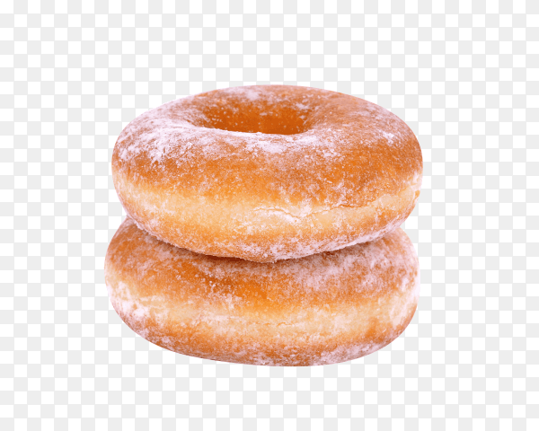 Delicious donuts isolated on transparent background PNG