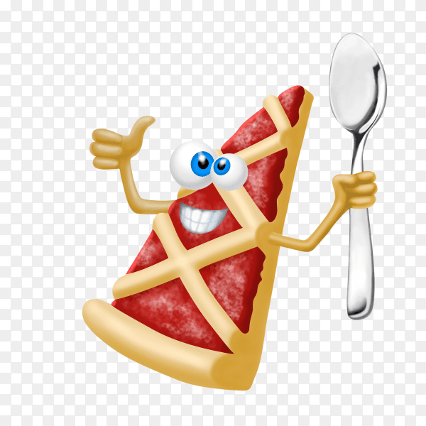 Delicious pieces of cake on transparent background PNG