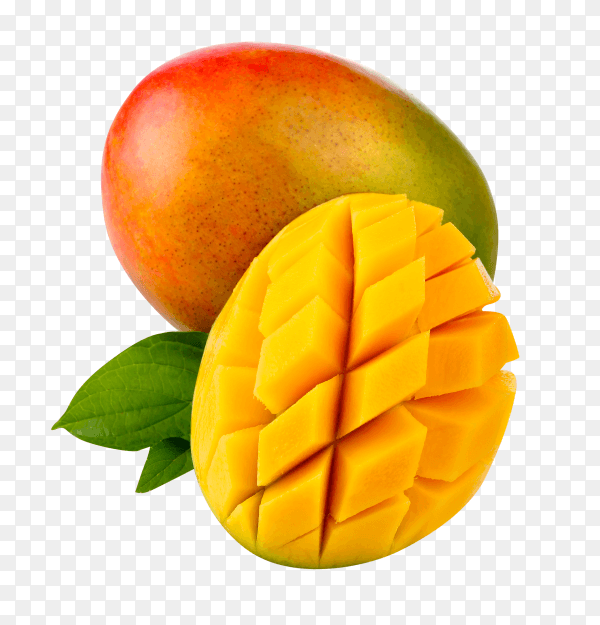 Fresh mango isolated on transparent background PNG