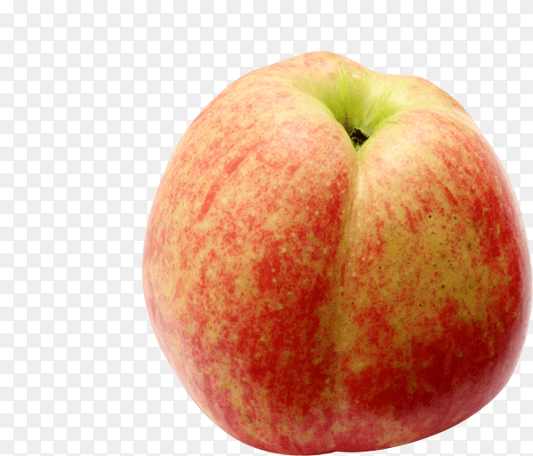 Fresh red apple isolated on transparent background PNG