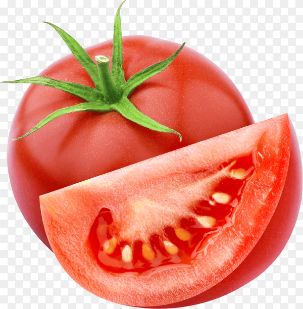 Fresh tomato isolated on transparent background PNG