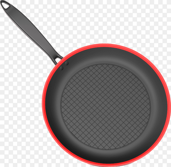 Frying pan isolated on transparent background PNG